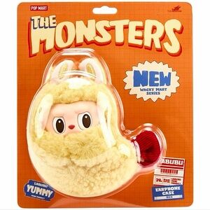 NWT Pop Mart The Monsters Wacky Mart Shrimp Earphone Case